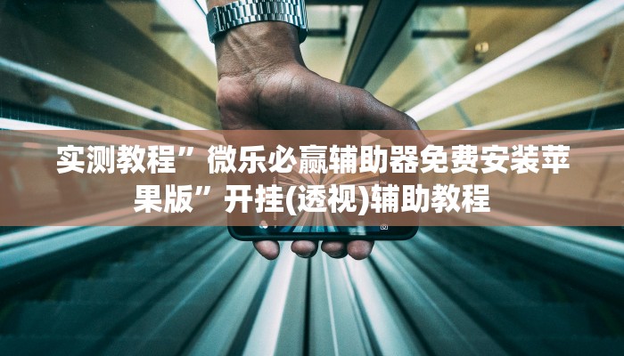 實測教程”微樂必贏輔助器免費安裝蘋果版”開掛(透視)輔助教程